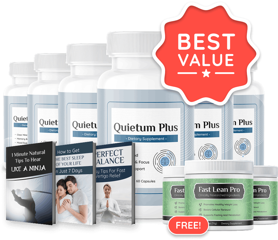 Quietum Plus 6 bottles maximum order pack